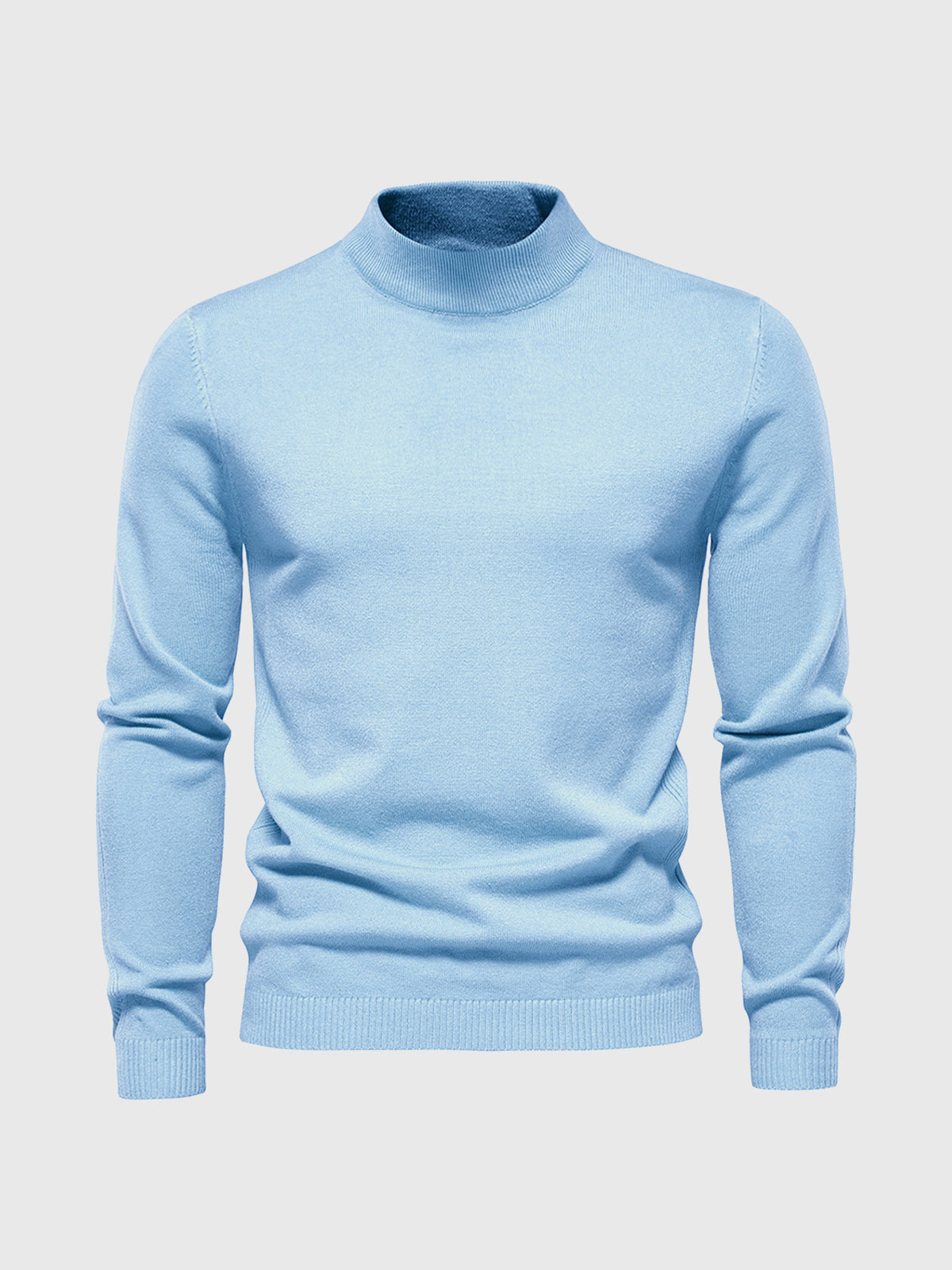 Mockneck Washable Sweater - Ahaselected