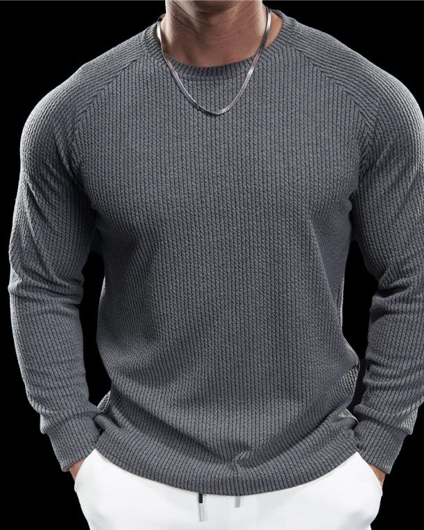 Snake Pattern Shoulder Cut Pullover Long Sleeve - Ahaselected