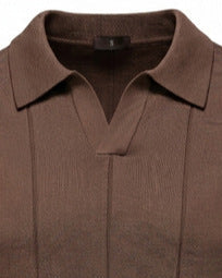 Polo en maille à rayures épaisses pour homme-thumbmail-6