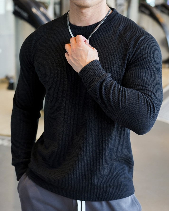Snake Pattern Shoulder Cut Pullover Long Sleeve - Ahaselected