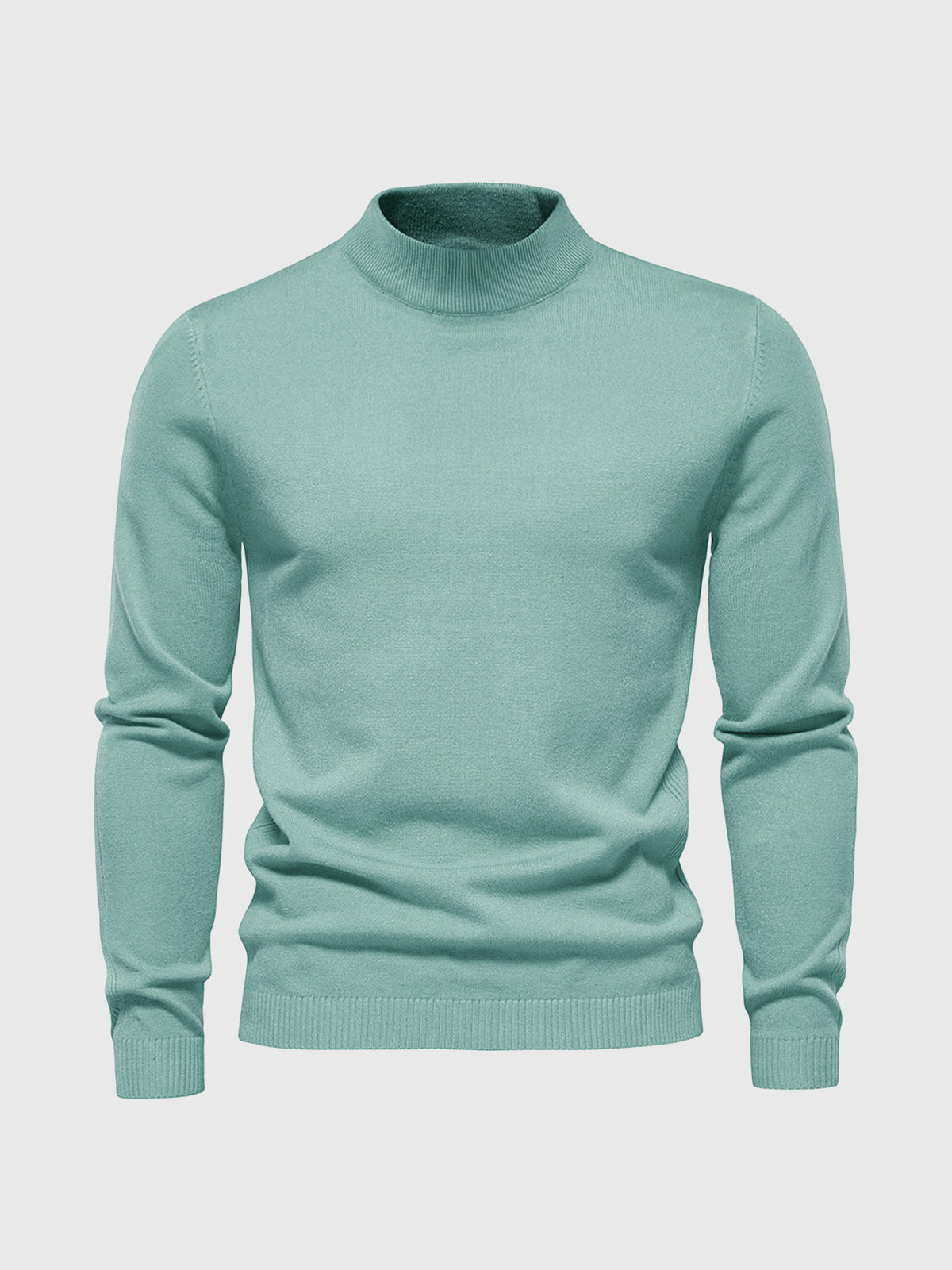 Mockneck Washable Sweater - Ahaselected