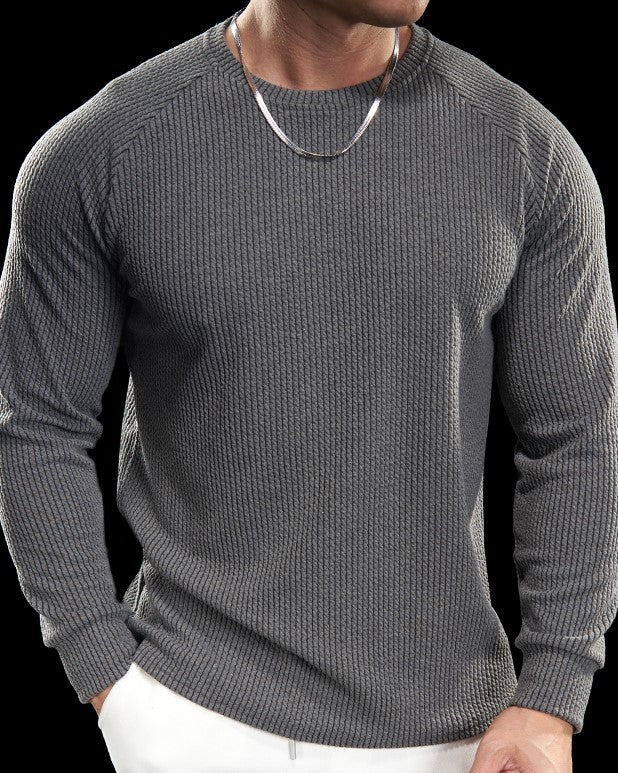 Snake Pattern Shoulder Cut Pullover Long Sleeve - Ahaselected