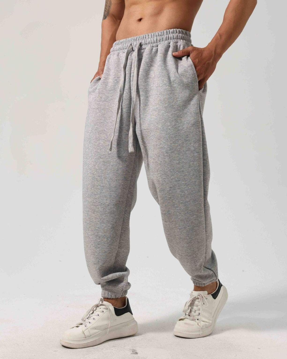 Classic Cotton Blend Joggers-thumbmail-5
