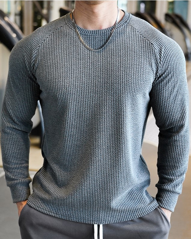 Snake Pattern Shoulder Cut Pullover Long Sleeve Shirt - Ahaselected