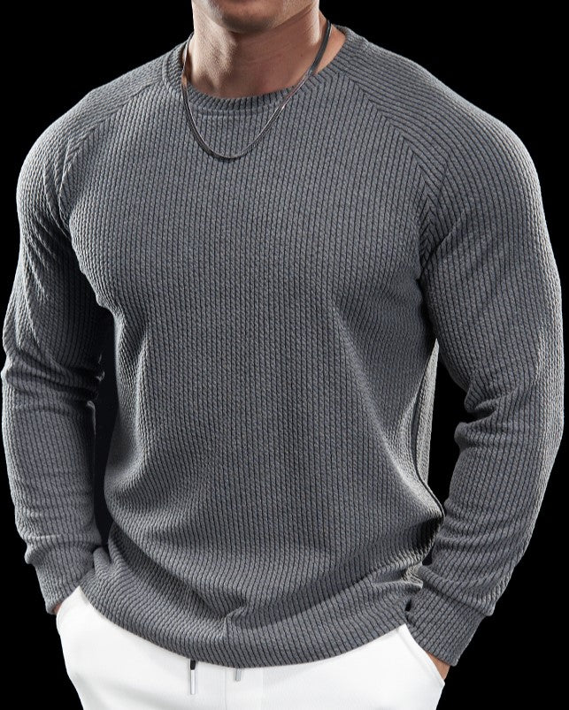 Snake Pattern Shoulder Cut Pullover Long Sleeve - Ahaselected