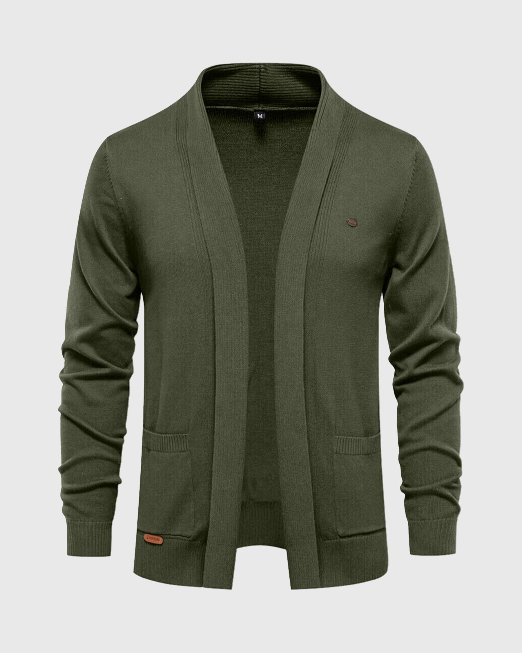 Knit Pocket Cardigan Sweater - Ahaselected