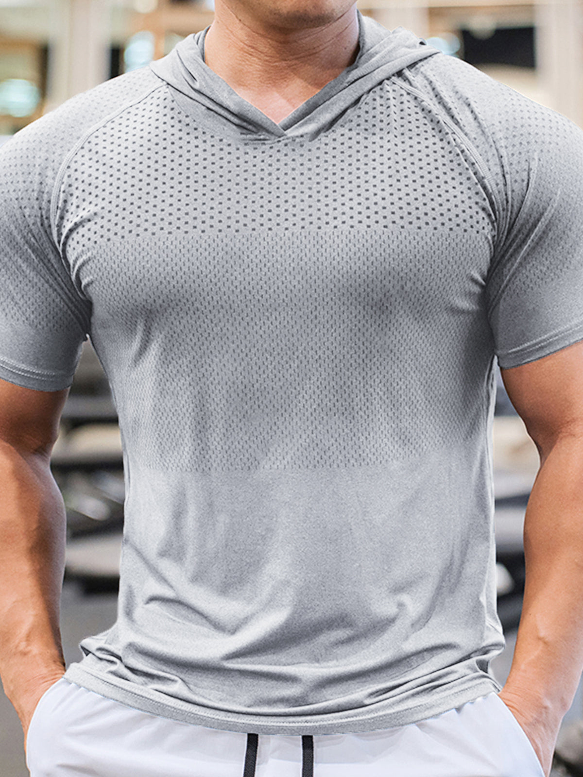 M's Core Hooded Performance Shirt-Short Sleeve - Ahaselected
