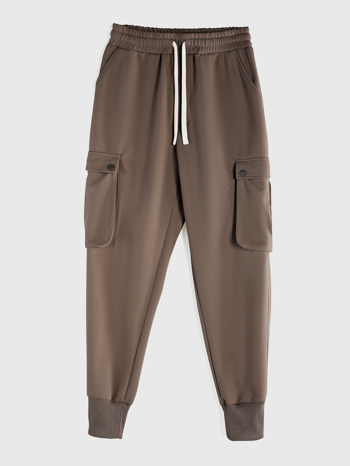 Comfy High Rib Cargo Sweatpant Jogger All Season Essential - Ahaselected