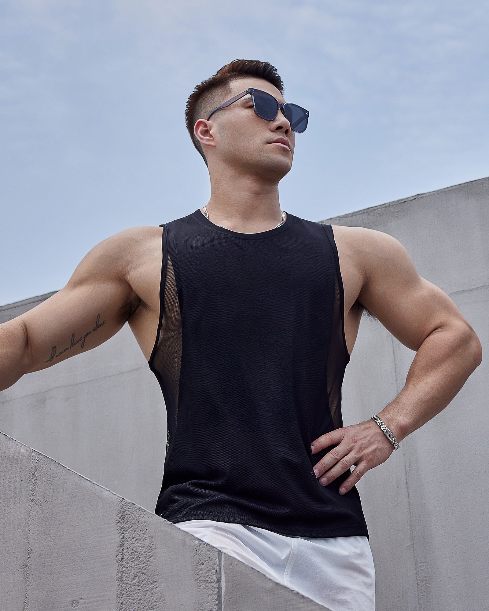 Mesh Two Layer Tank New - Ahaselected