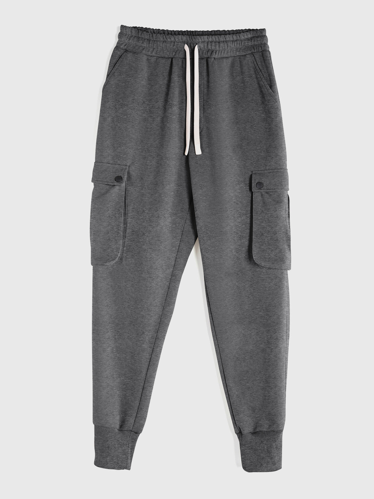 Comfy High Rib Cargo Sweatpant Jogger All Season Essential - Ahaselected