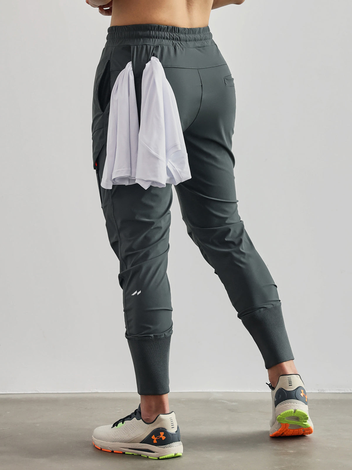 Stay Cool High Rib Cargo Jogger Athletic Pants - Ahaselected