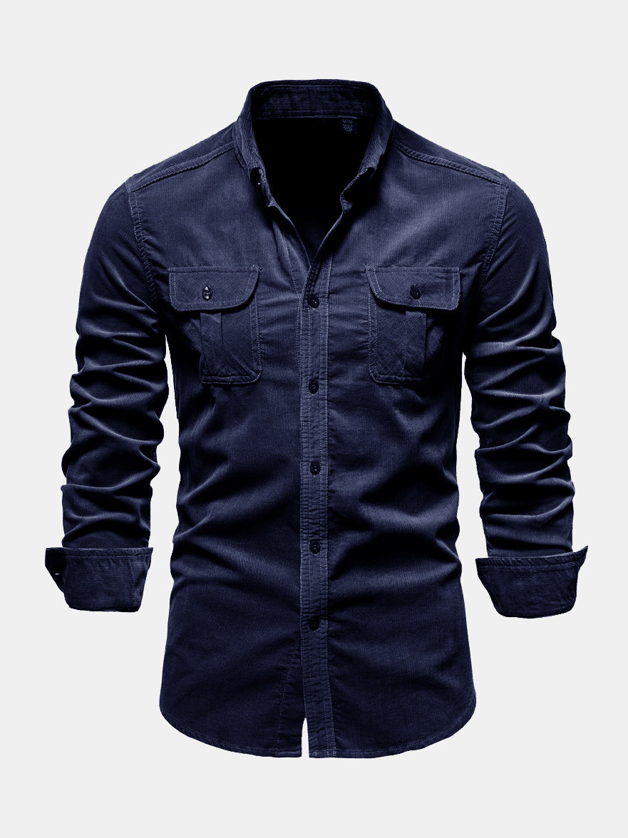 Men's Lightweight Corduroy Shirt - Ahaselected