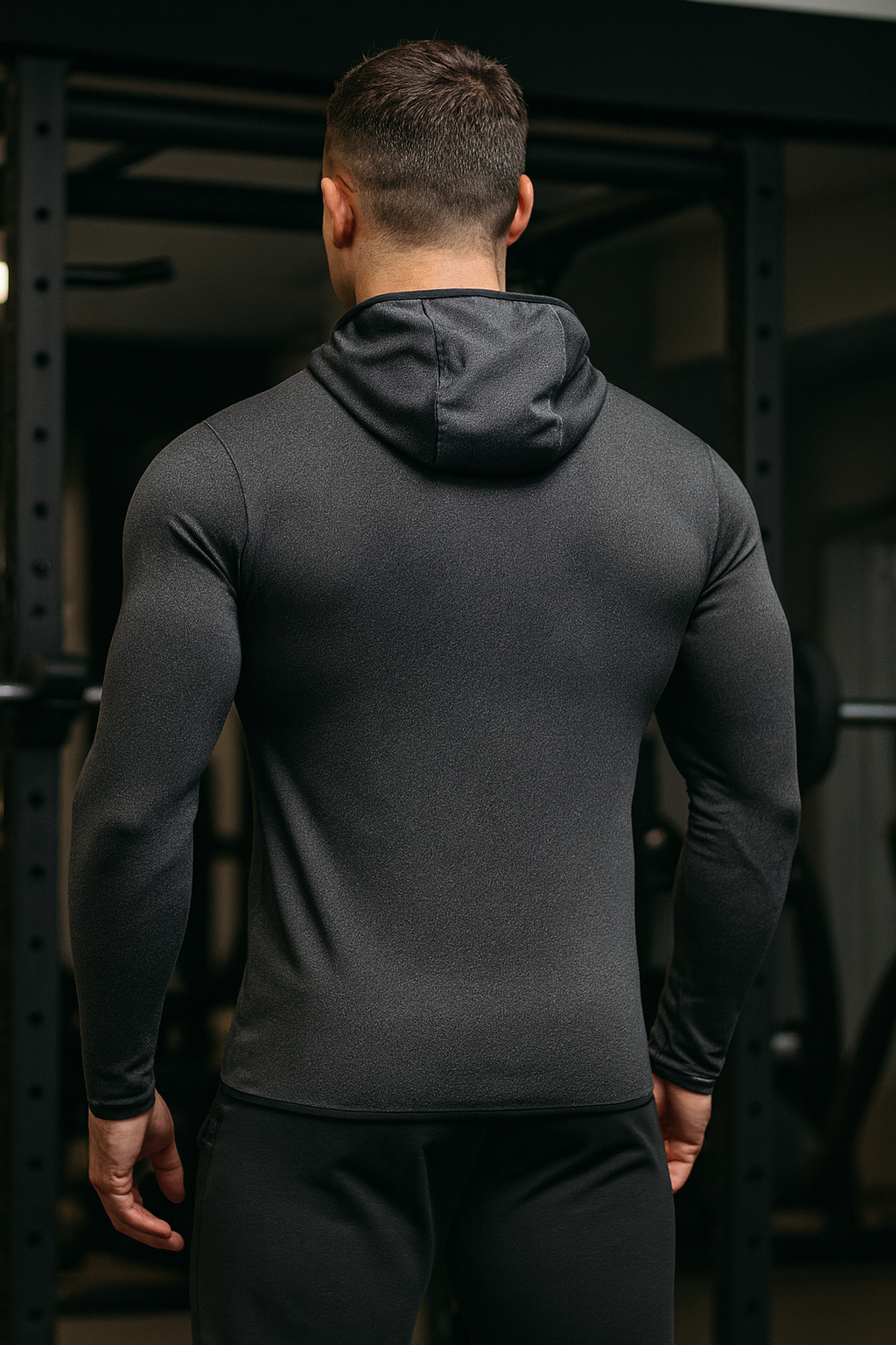 Men’s Long-Sleeve Hooded Active T-Shirt - Ahaselected