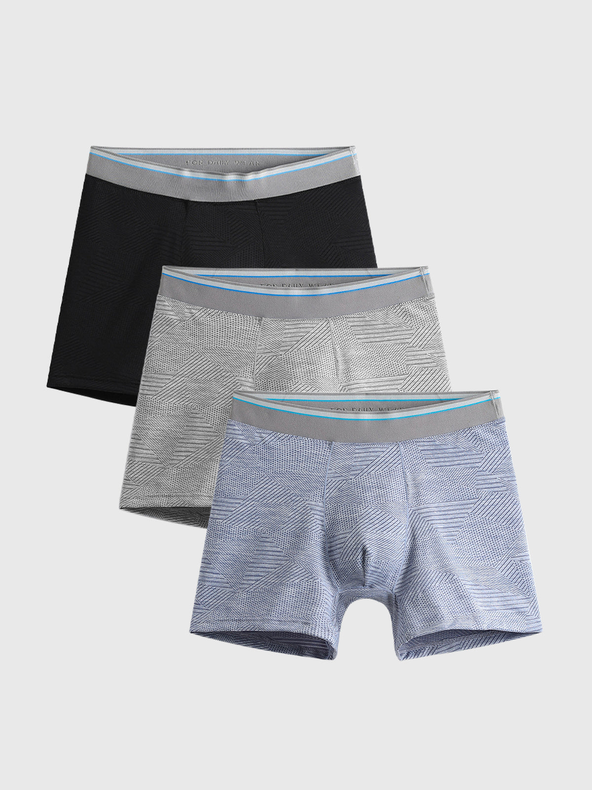 3-Pack AIRFLOW 5" Pattern Boxer Brief - Ahaselected