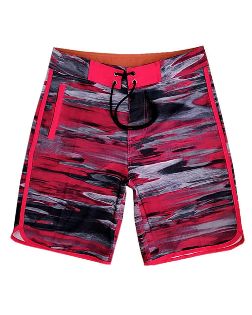 Men’s 7” Inseam 4-Way Stretch Water-Repellent Board Shorts(Red Collection)-thumbmail-6