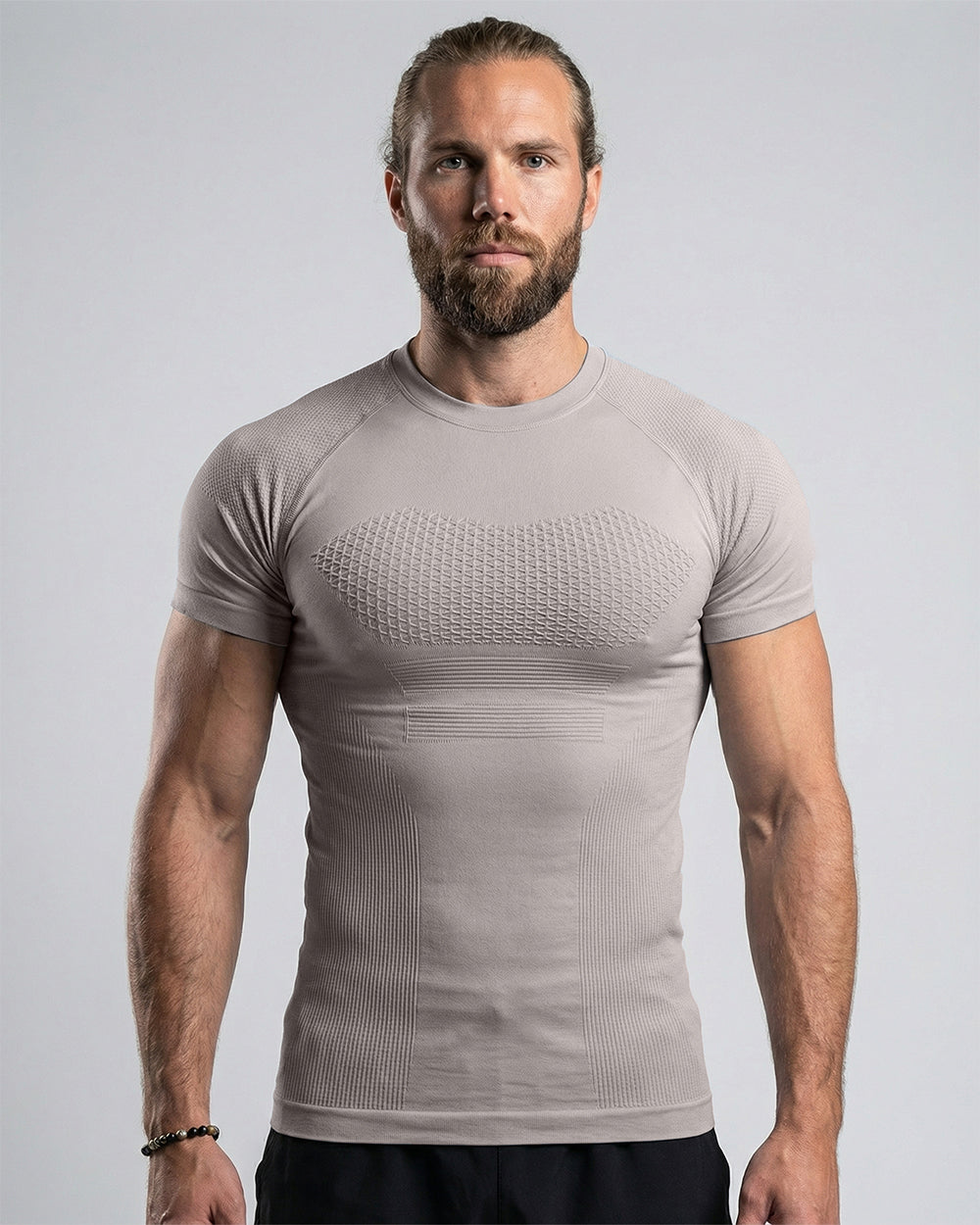T-shirt de compression moulant à séchage rapide sans coutures