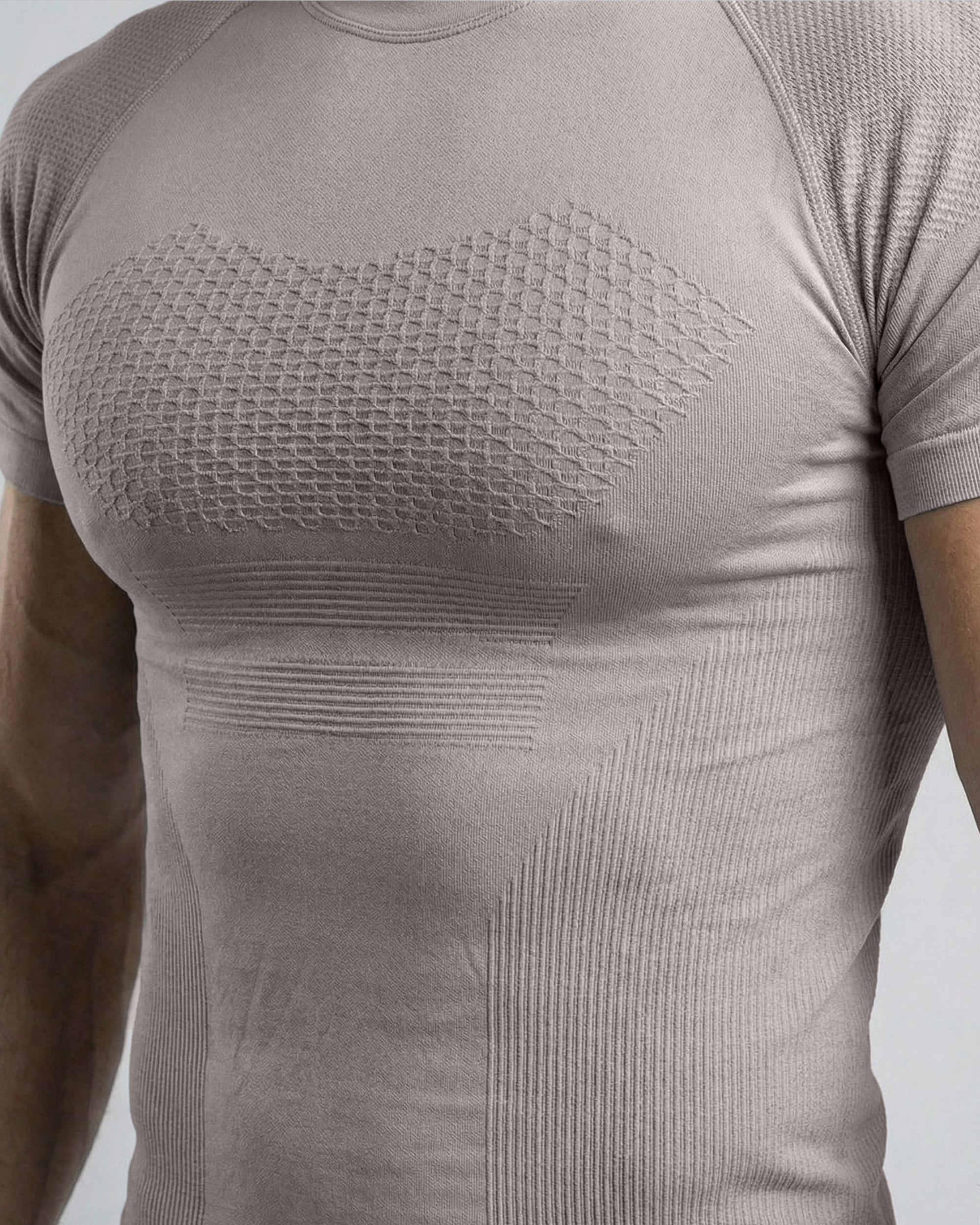 Camiseta de compresión ajustada de secado rápido y sin costuras -thumbmail-3