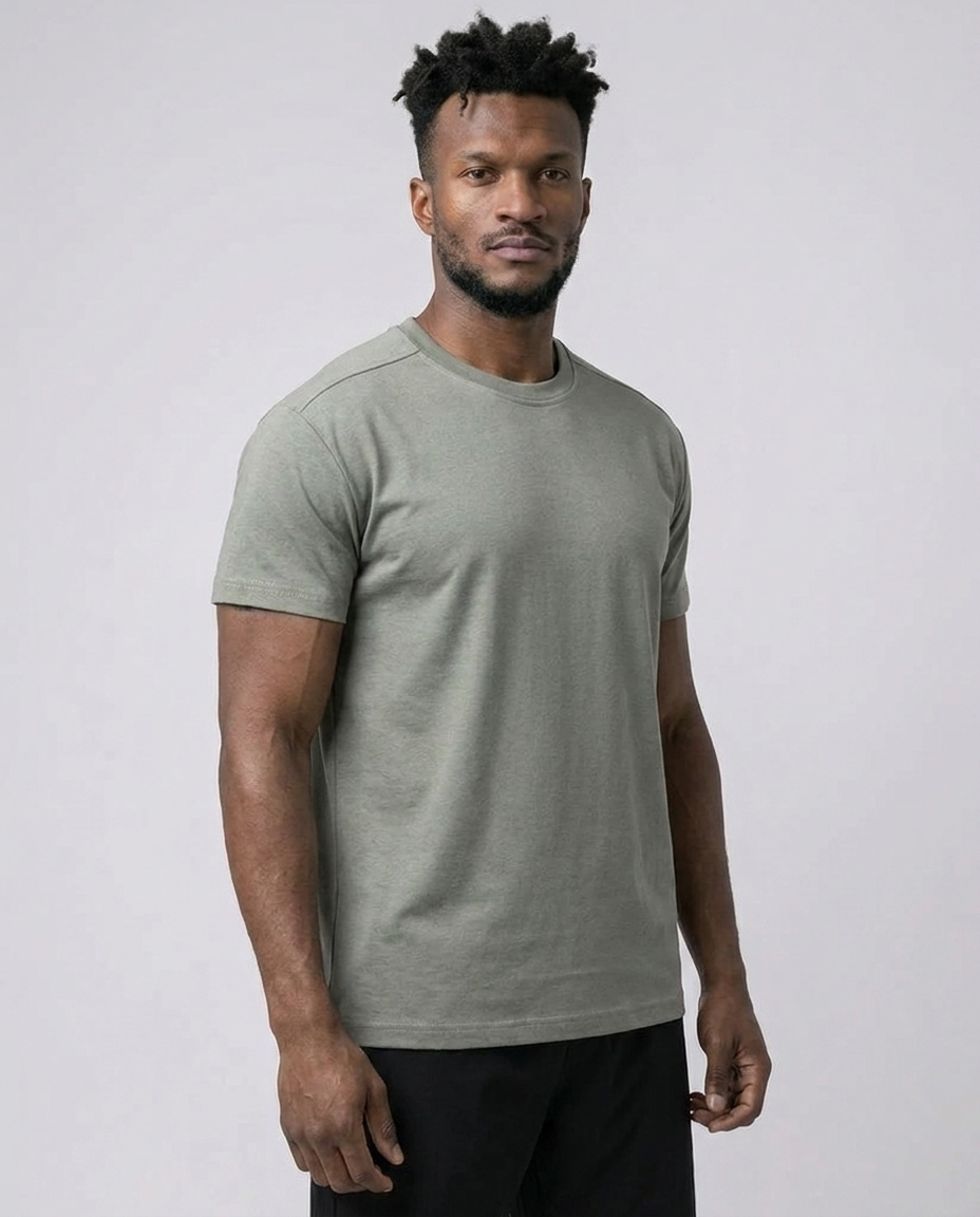 Men’s Structured Fit Stretch Cotton Tee