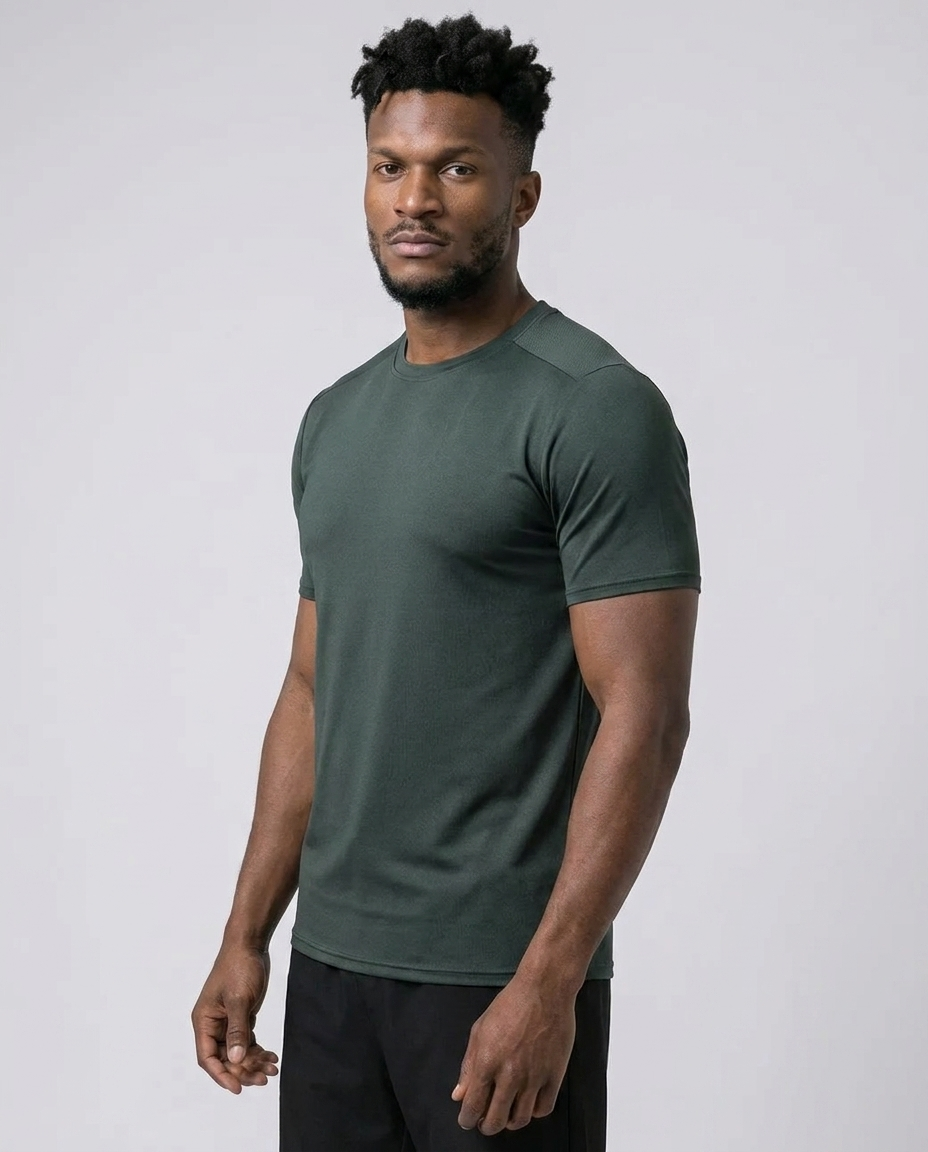 Schnelltrocknendes Kurzarm-Lauf-T-Shirt 