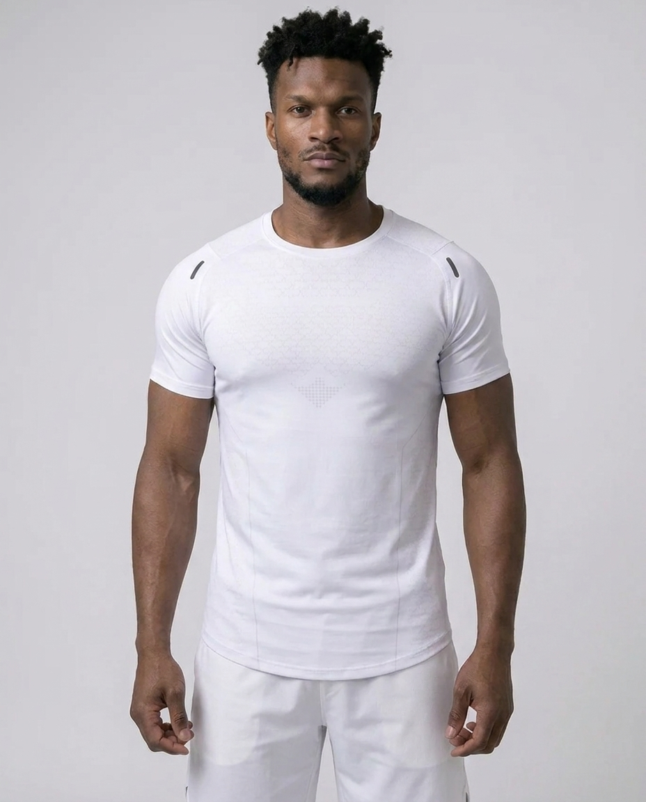 T-shirt de gym à manches courtes à séchage rapide