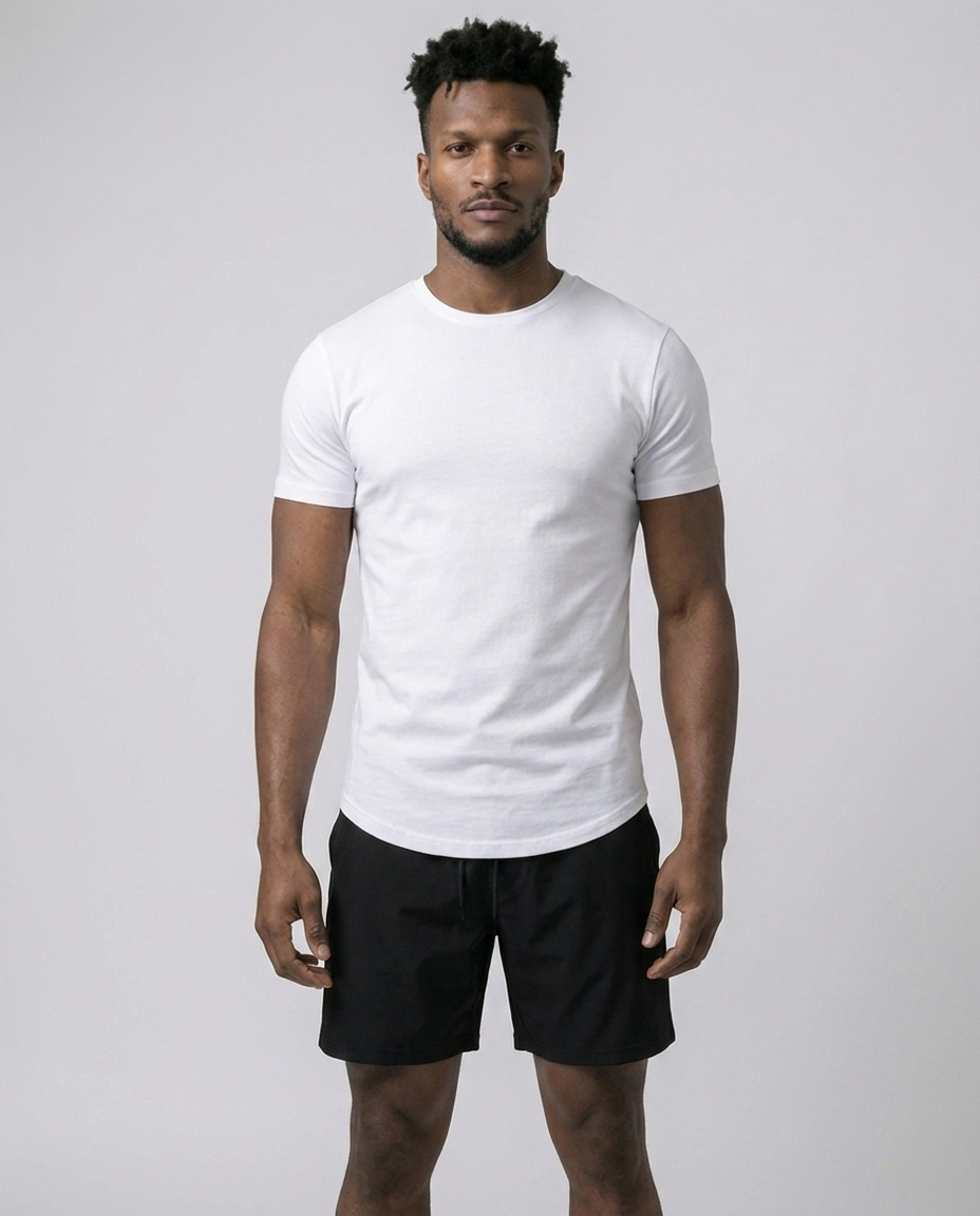 All Day Elite Curve-Hemd Kurzarm-T-Shirt