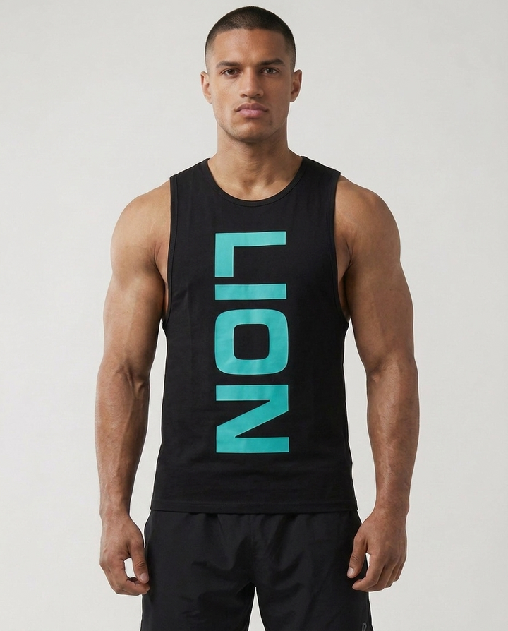 Men’s Bold Graphic Muscle Fit Training Tank