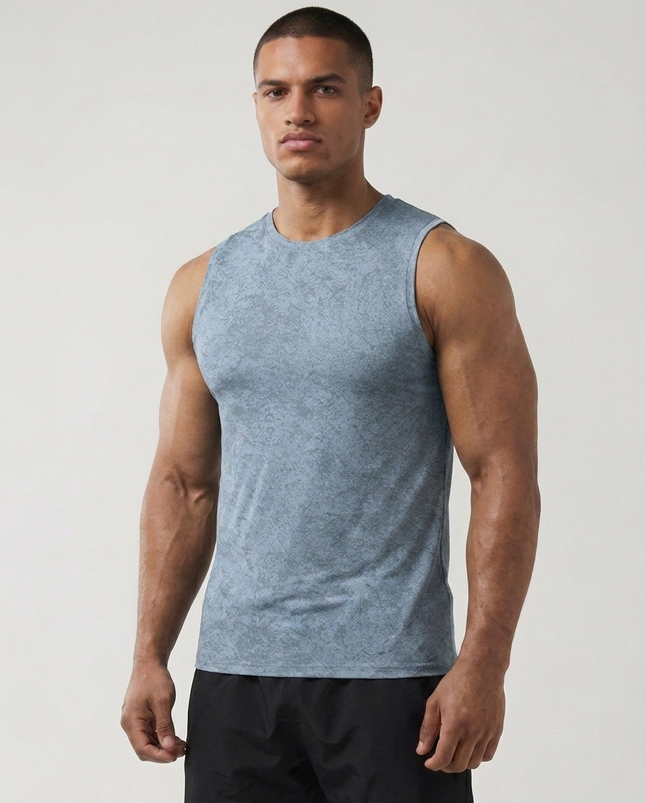 Men’s Printed Quick-Dry Training Tank