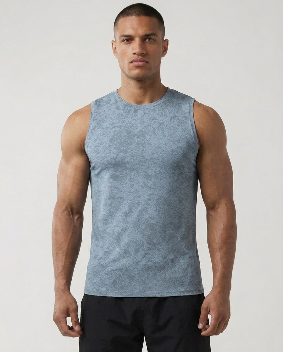 Men’s Printed Quick-Dry Training Tank-thumbmail-3