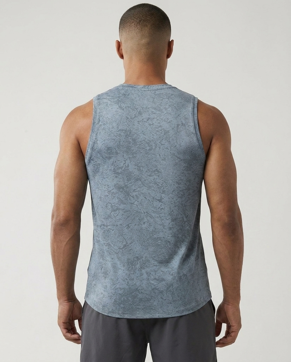 Men’s Printed Quick-Dry Training Tank-thumbmail-2