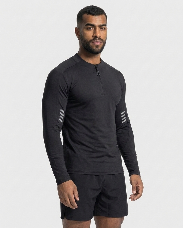 Camiseta interior de entrenamiento Evolution Half Zip de manga larga
