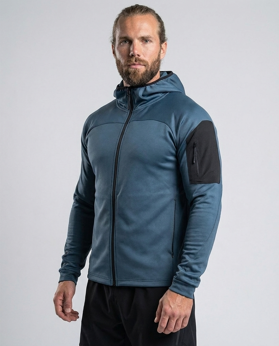 Performance-Kapuzenjacke mit Armtaschen 