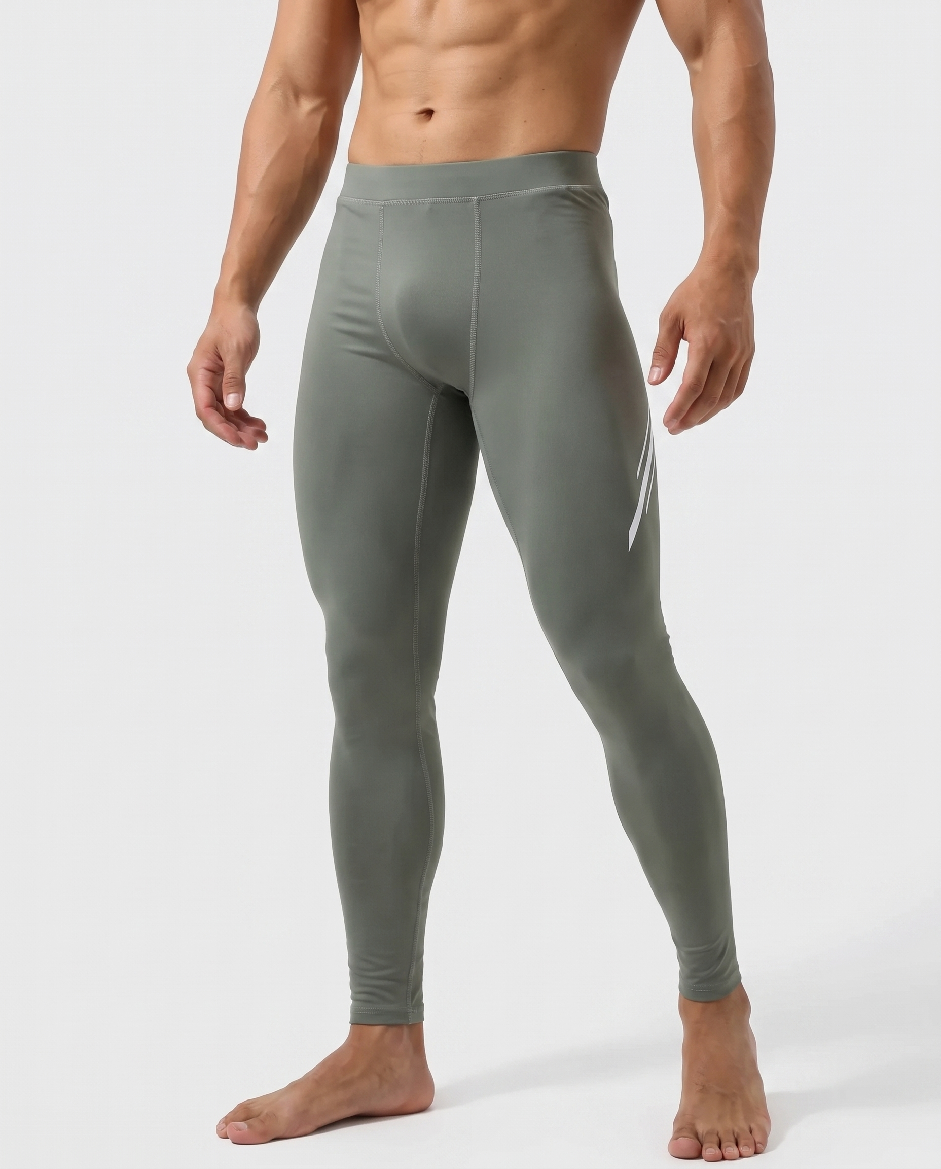 Leggings de compresión de entrenamiento CoreFlex estampados para hombre