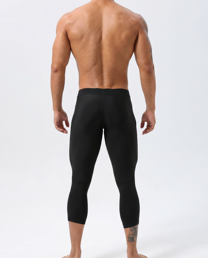 Men’s 3/4 Lightweight Compression Training Leggings