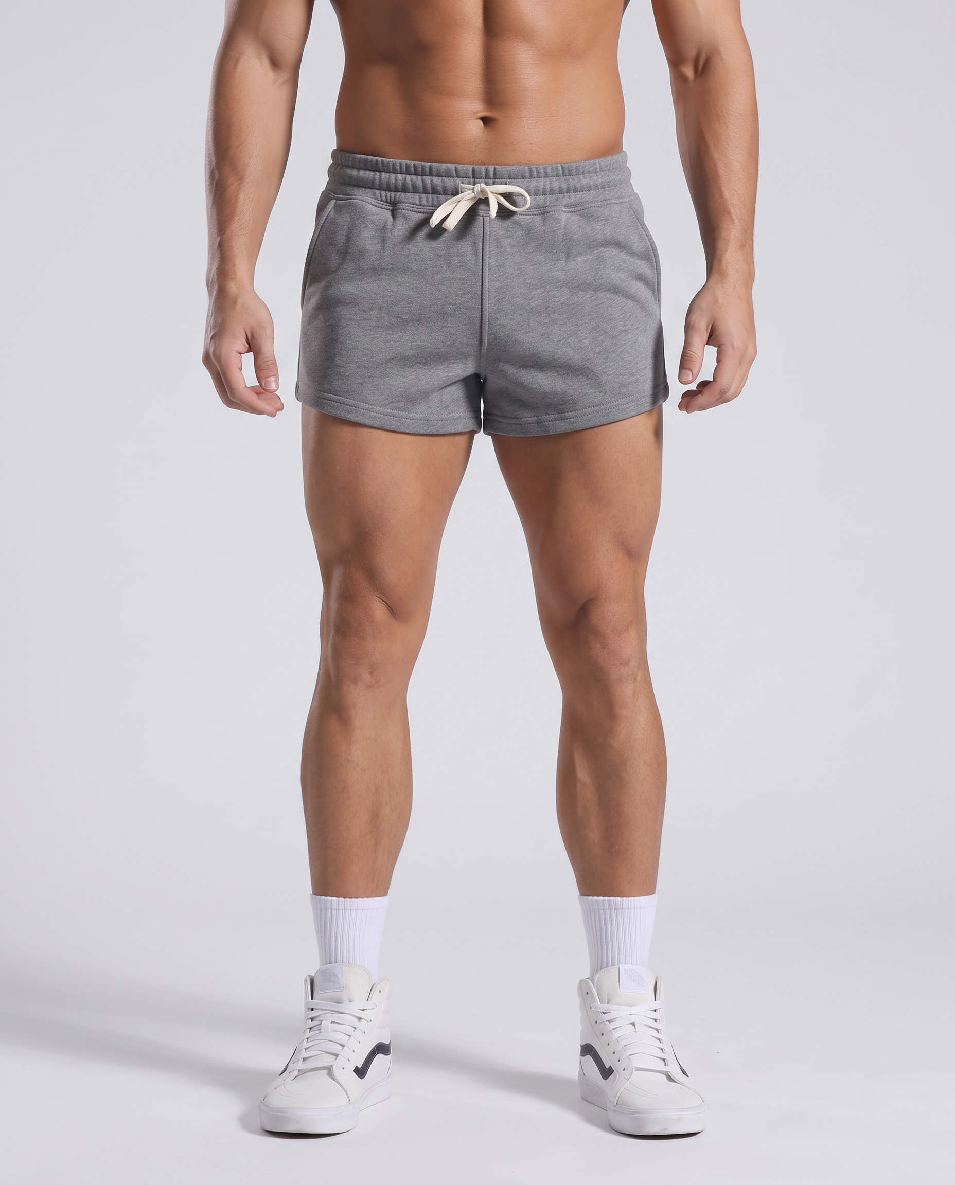 Men’s Comfort Cotton Drawstring Shorts-2" Inseam