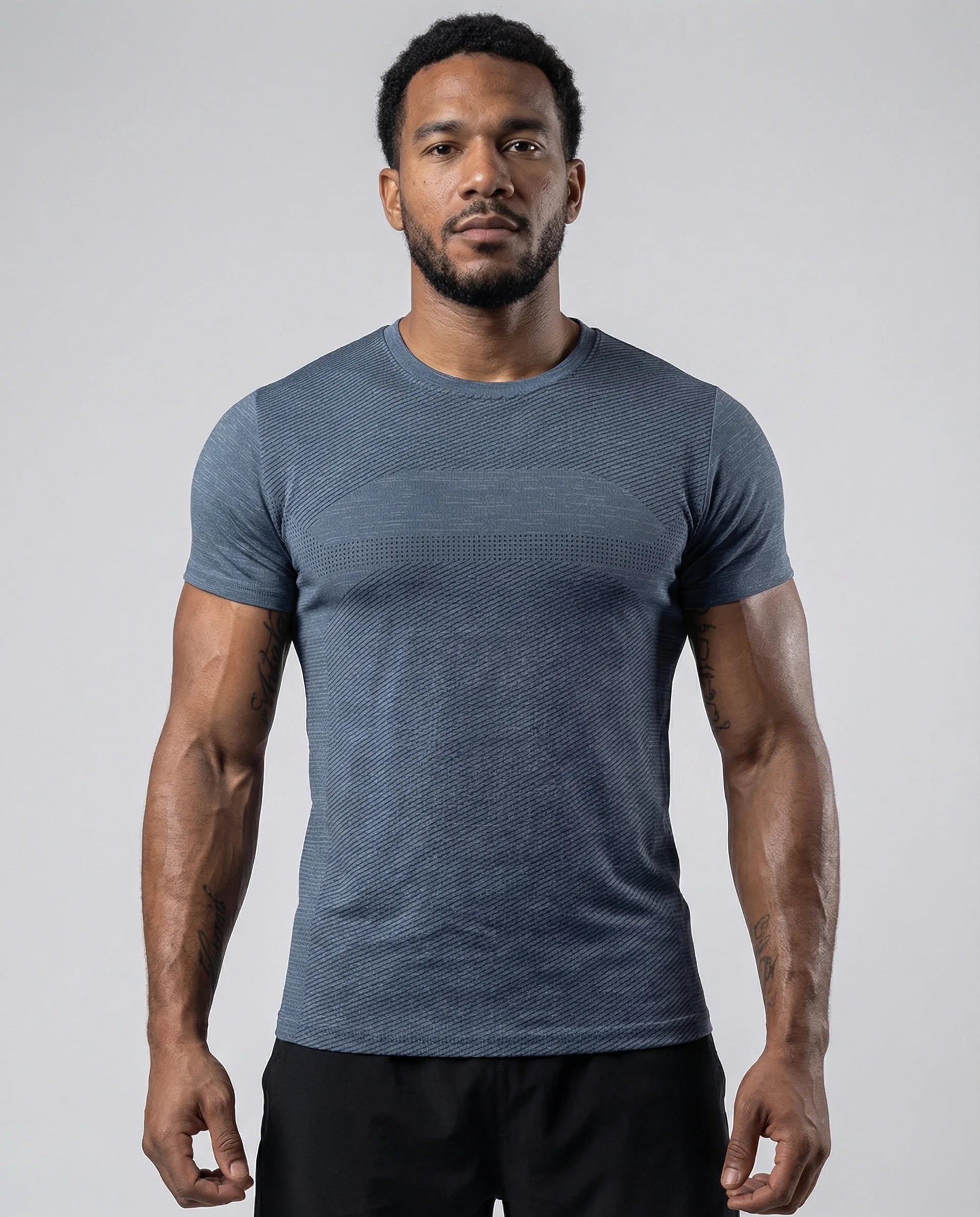 T-shirt à manches courtes à séchage rapide coupe muscle