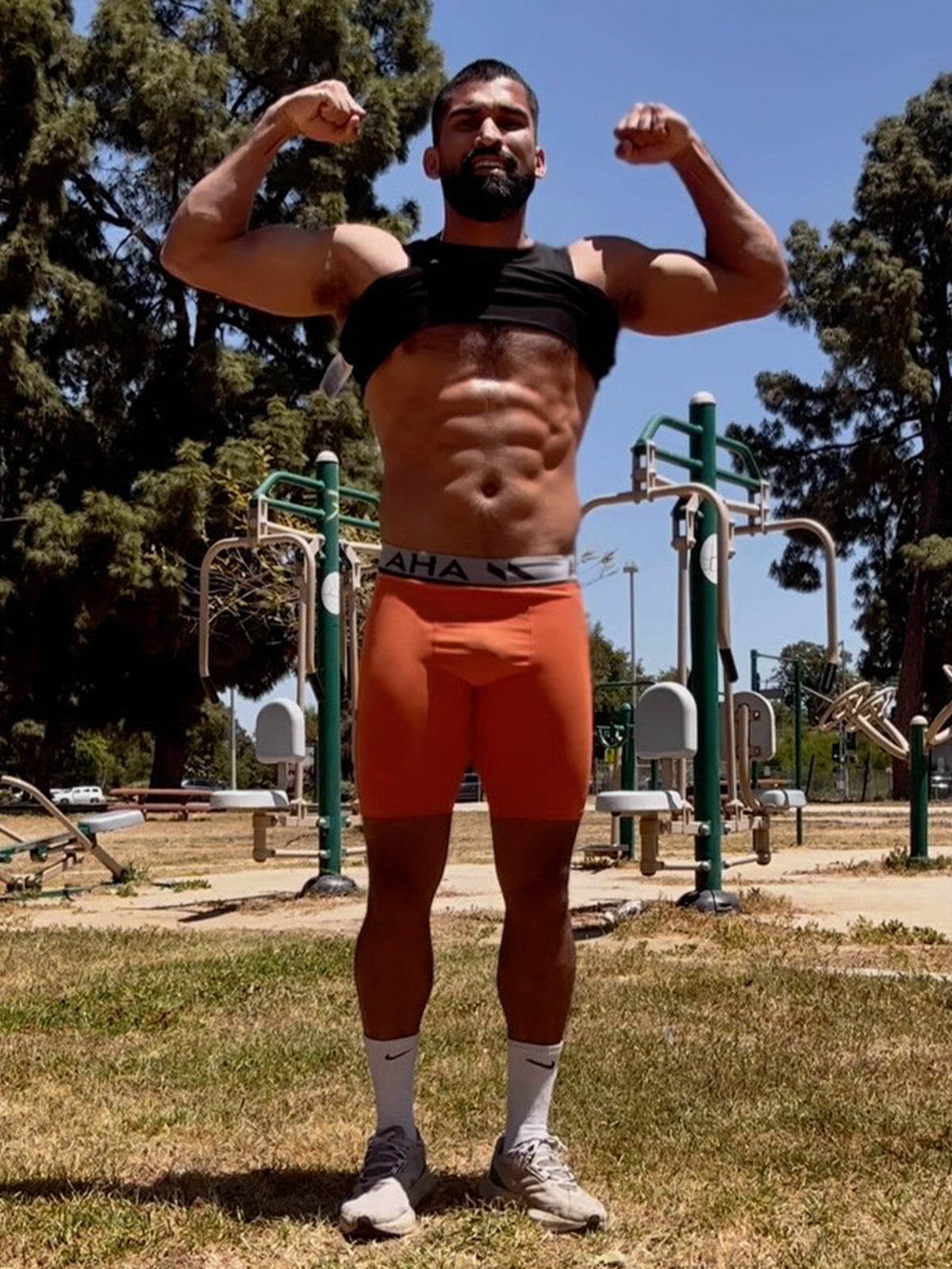 Compression 9" Short With Pockets - Ahaselected