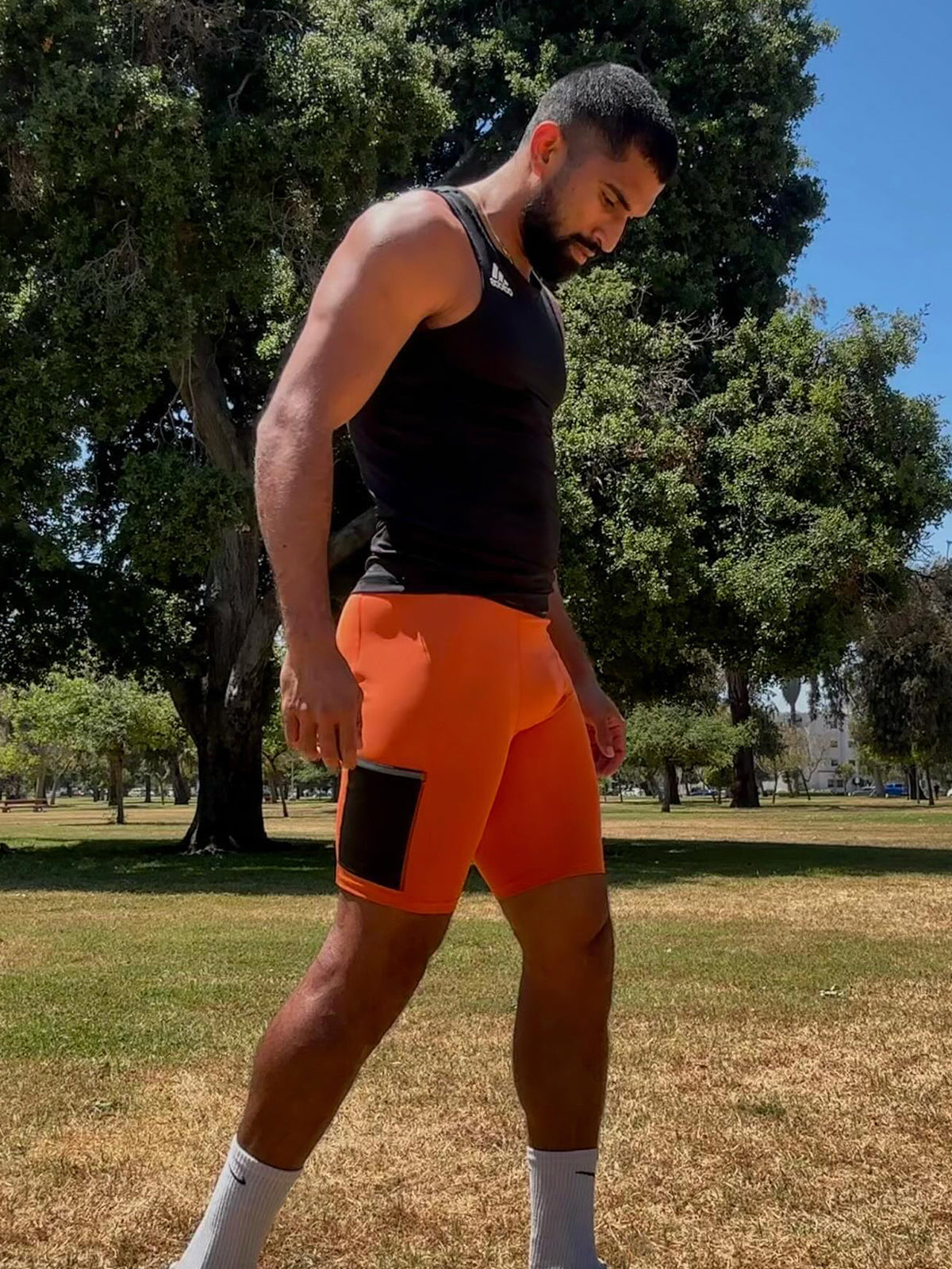 Compression 9" Short With Pockets - Ahaselected