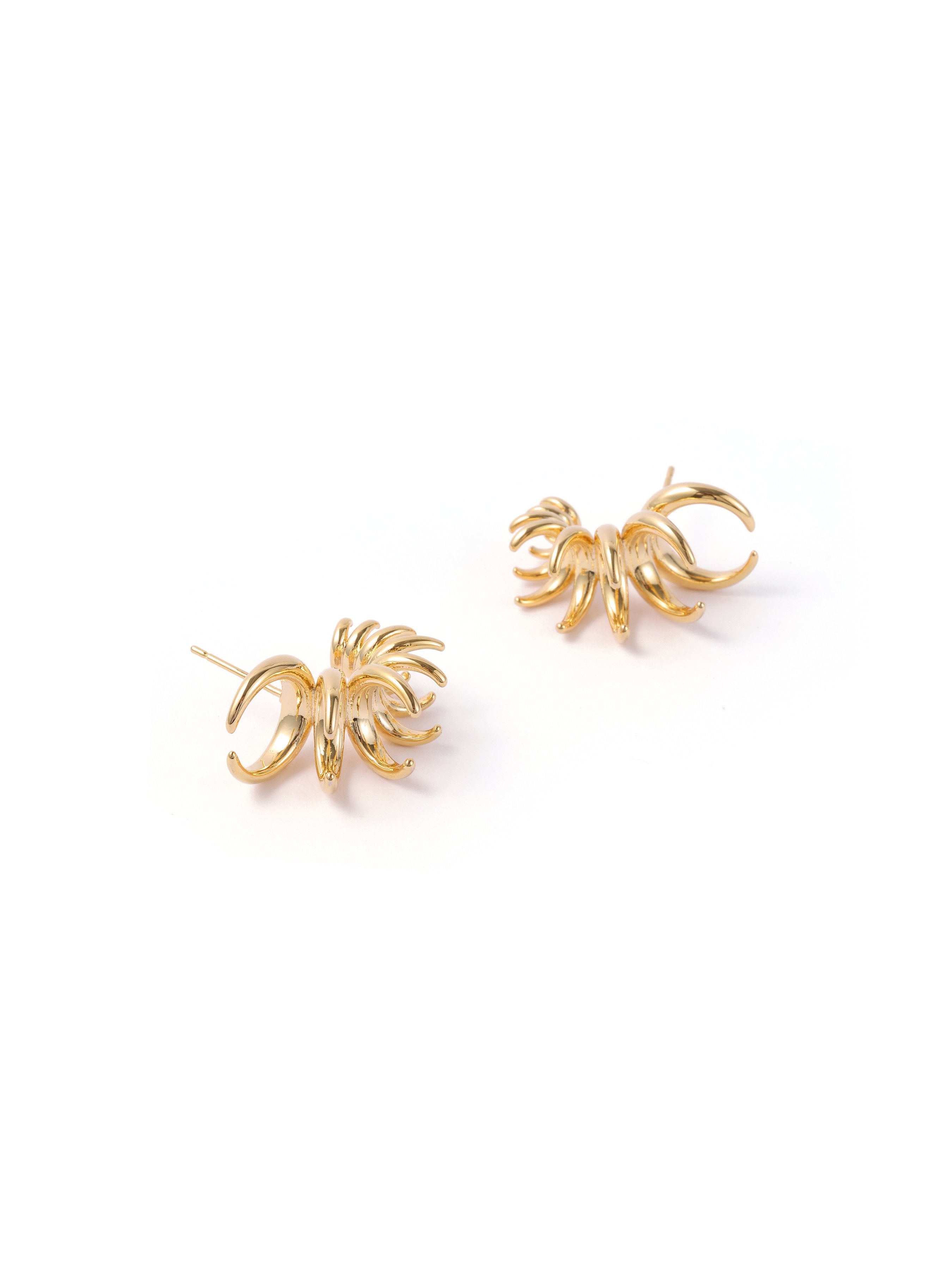 Women's Stylish Metal Statement Earrings - Ahaselected