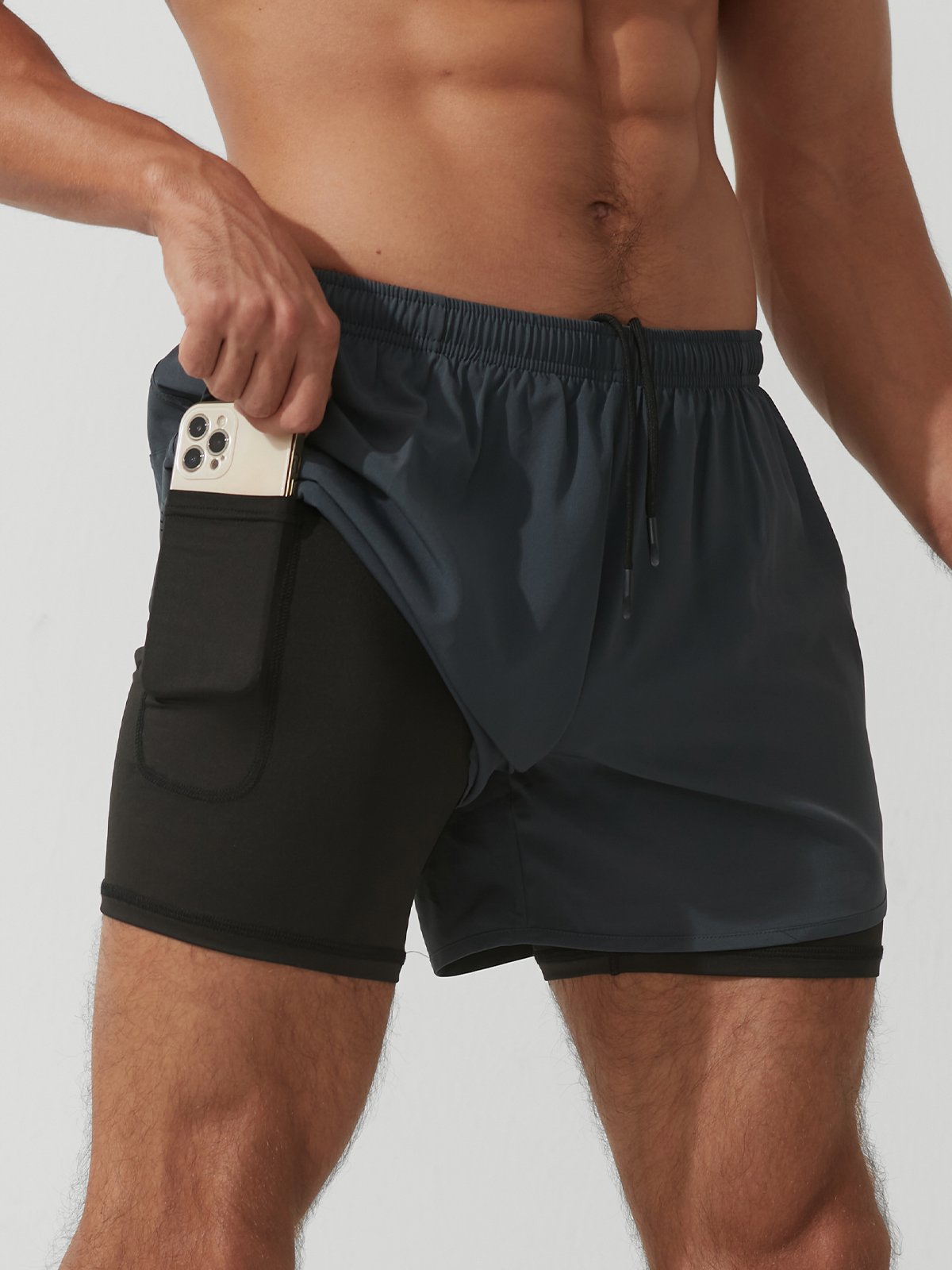 5" Interval Short 2-in-1 Lined - Ahaselected