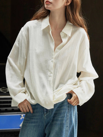 Artistic Twisted Silhouette Blouse