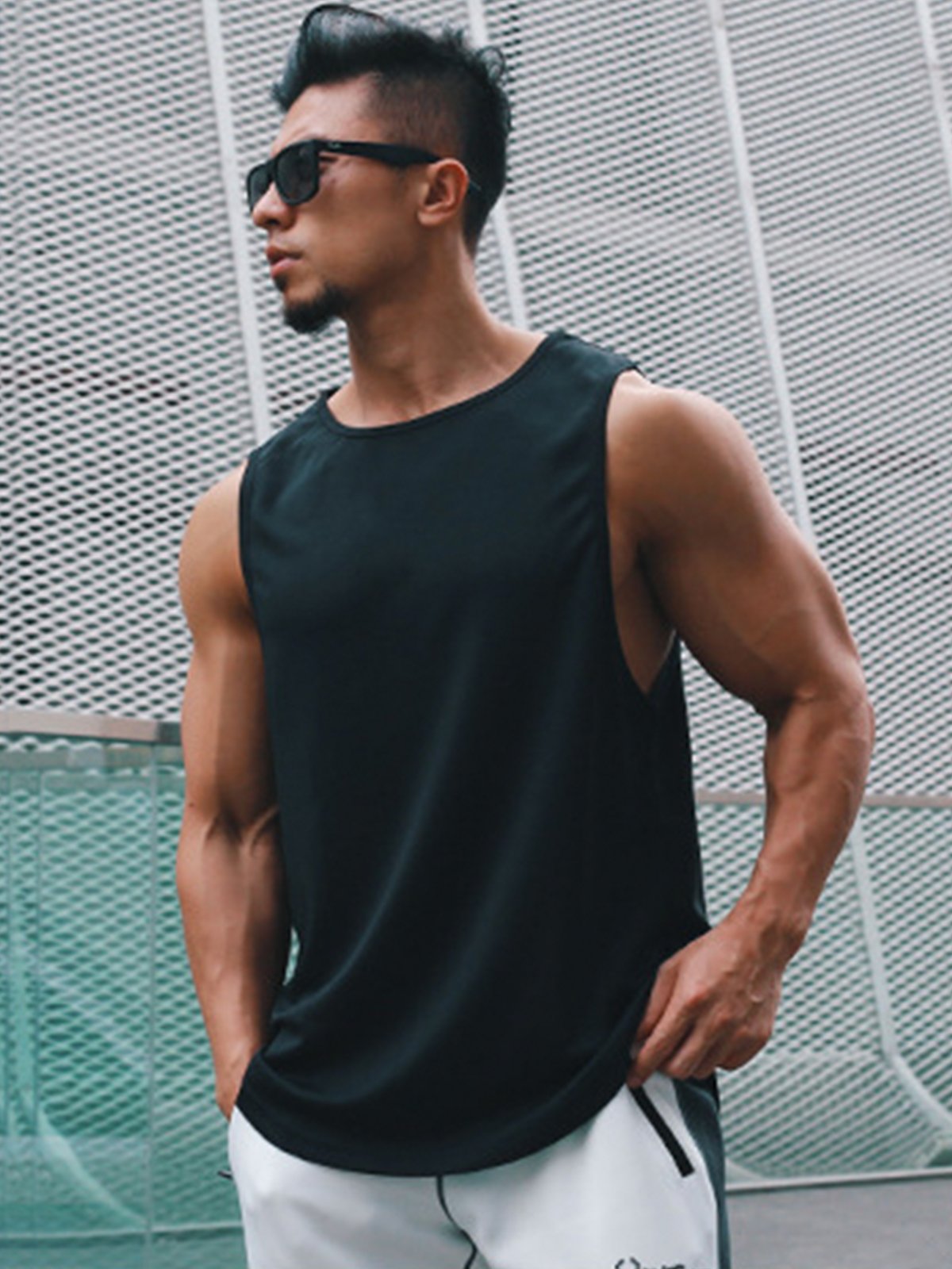 Stay Cool Basic Velocity Sports Mesh Tank - Ahaselected