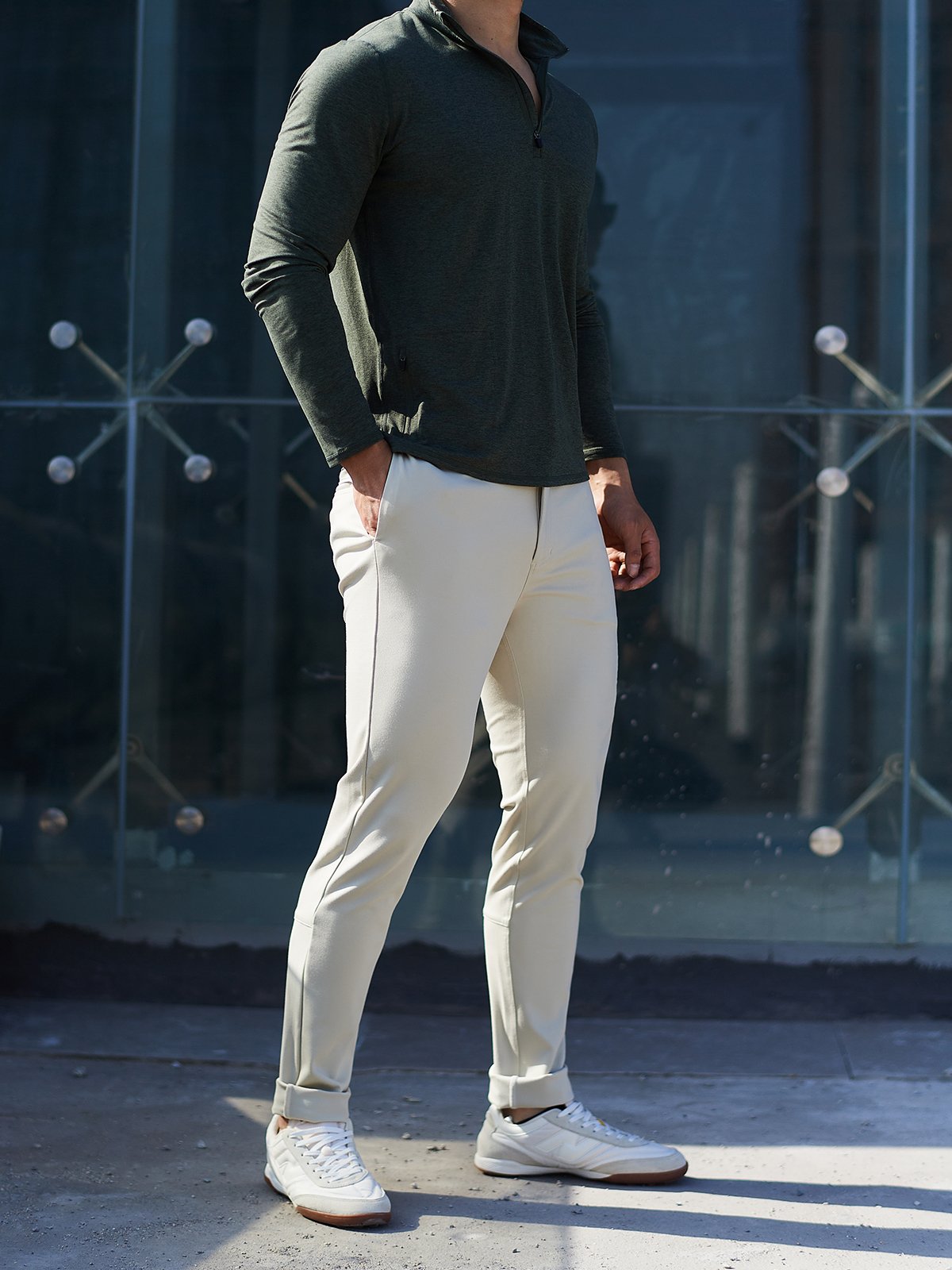 Big & Tall - Meta Twill Performance Stretch Pant - Ahaselected