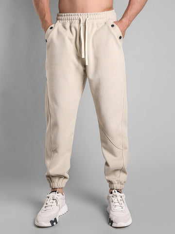 M's Loose Fit Tapered Sweatpant with Snap Pockets
