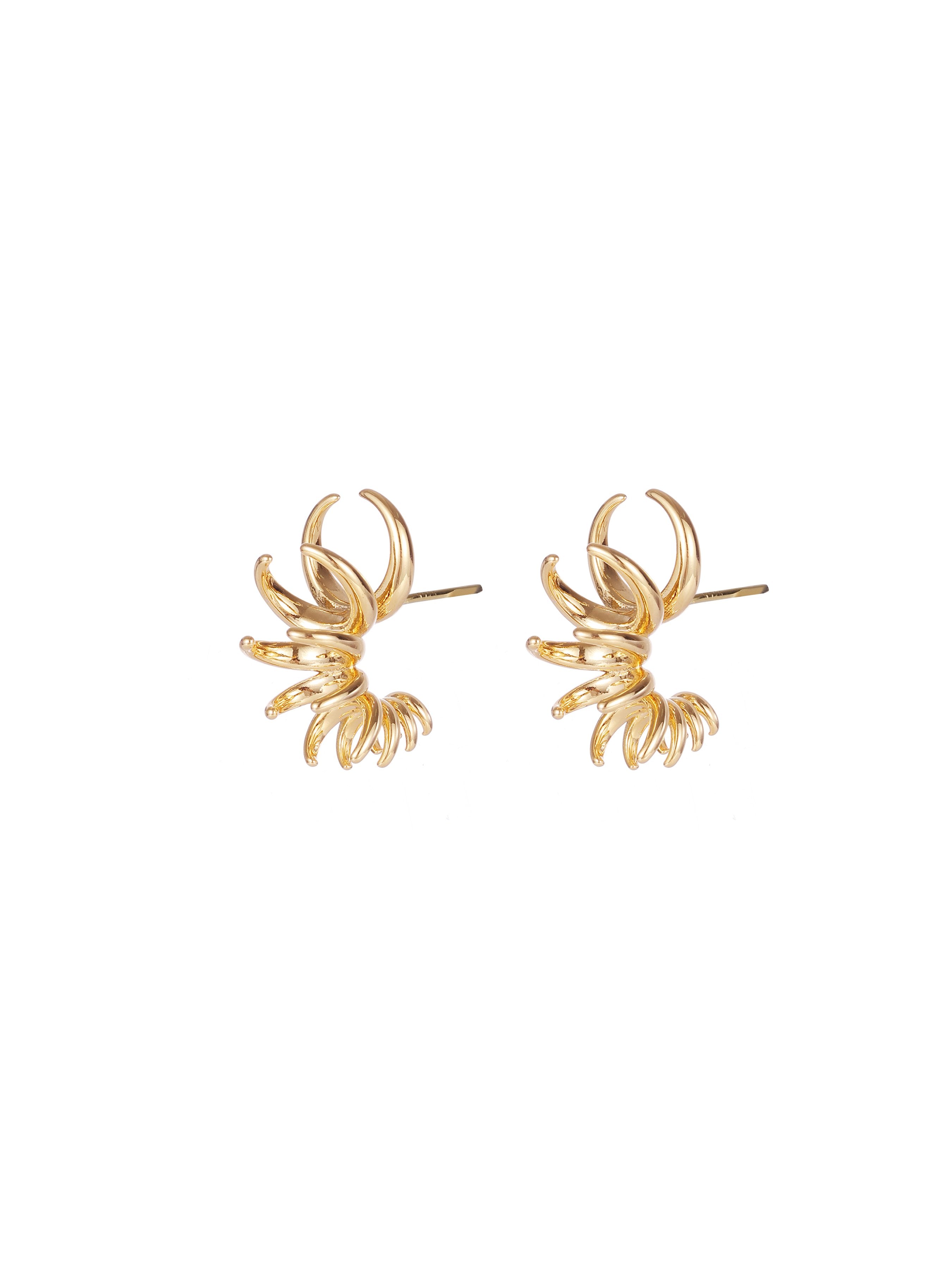 Women's Stylish Metal Statement Earrings - Ahaselected