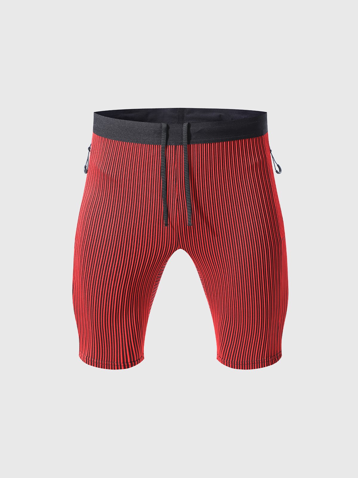 8" Pro Compression Lined Running Shorts with Zip Pockets - Ahaselected