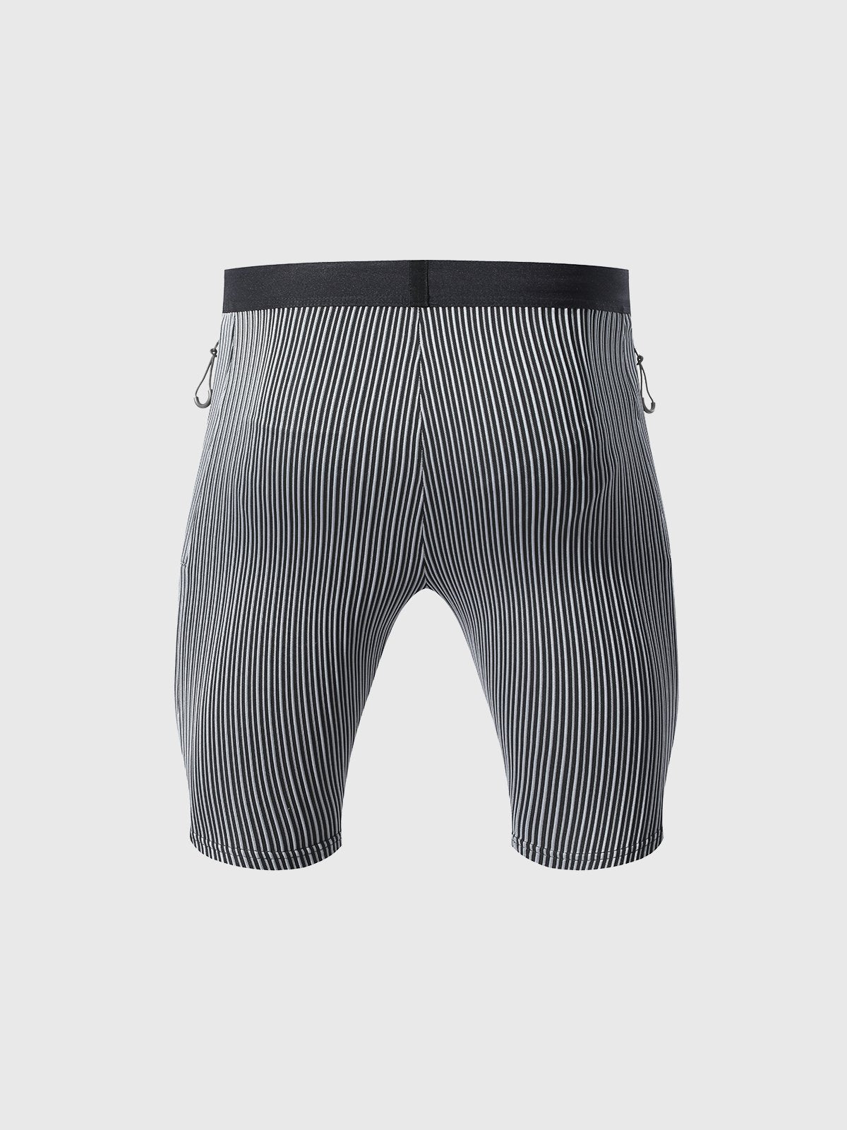 8" Pro Compression Lined Running Shorts with Zip Pockets - Ahaselected