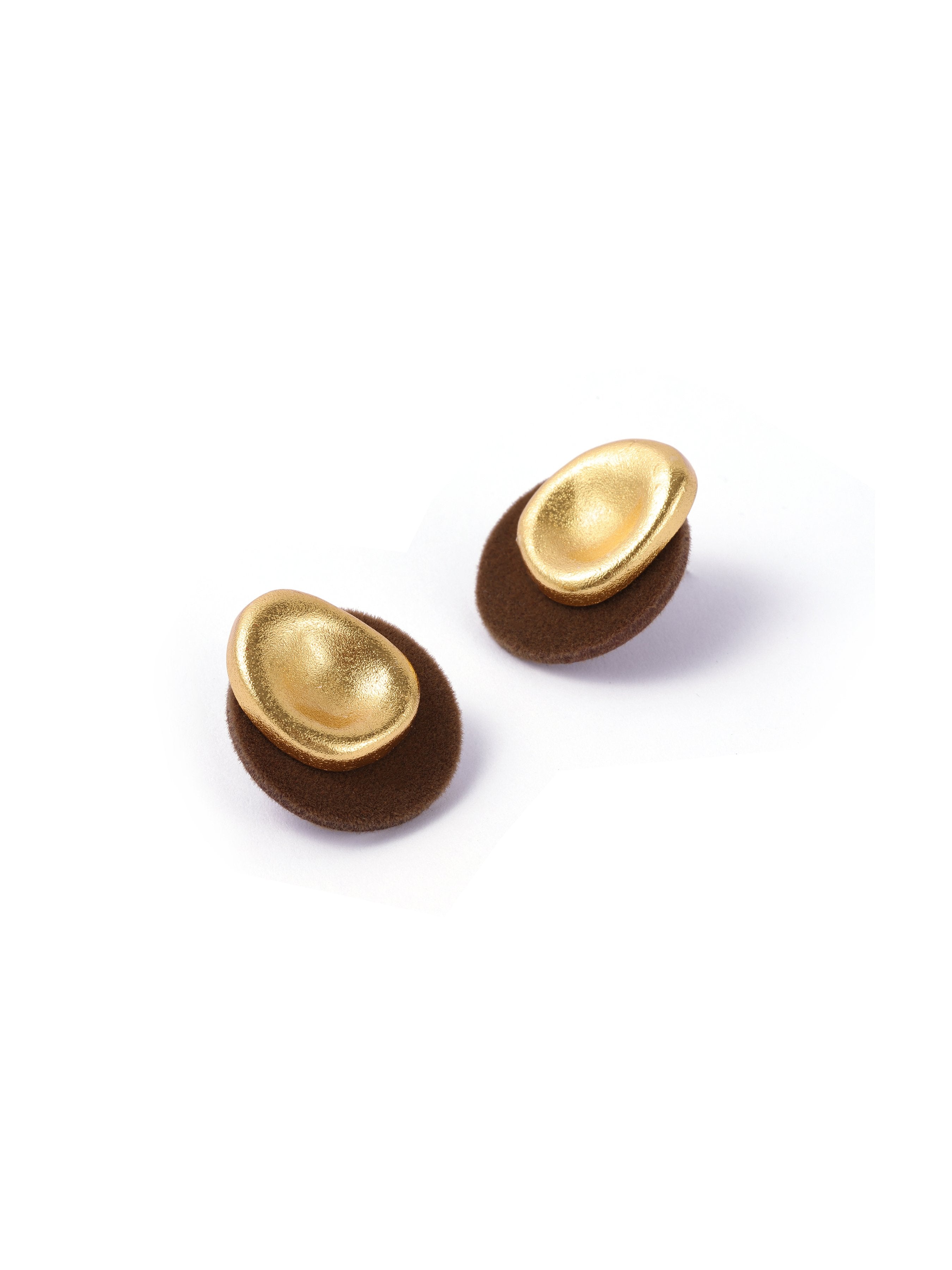 Velvet Metal Drop Earrings - Ahaselected