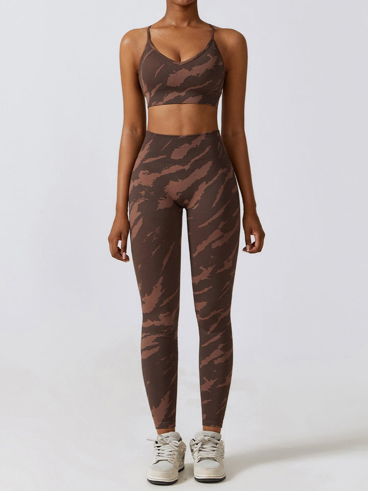 Camouflage Seamless Yoga Set