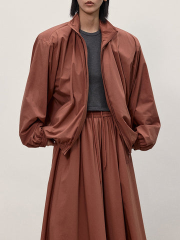 Oversized Zip-Up Detachable Padded Jacket