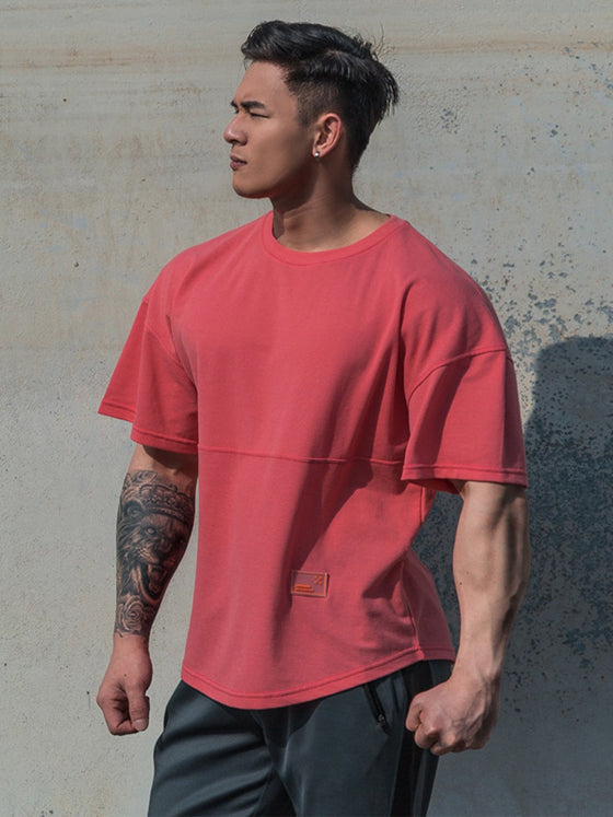 Drop Shoulder Oversized T-shirt - Ahaselected